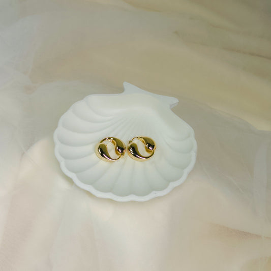nysa mirrored hoops